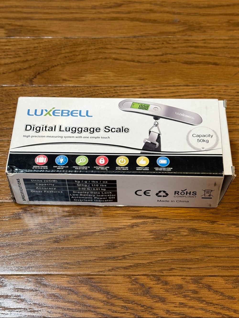 Luxebell | NWT New In Box Digital Luggage Scale